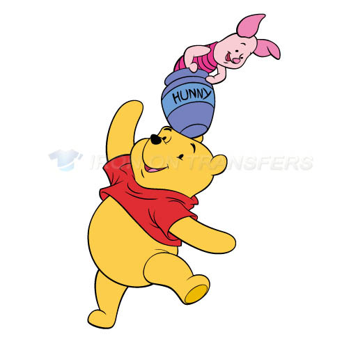 Winnie the Pooh Iron-on Stickers (Heat Transfers)NO.907